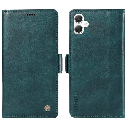 YIKATU YK-007 For Samsung Galaxy A06 Case Side Buckle PU Leather Phone Cover Litchi Texture