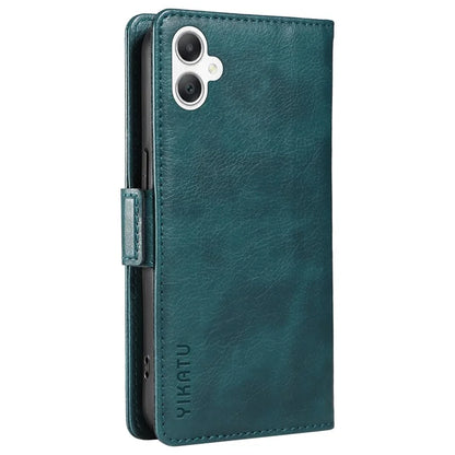YIKATU YK-007 For Samsung Galaxy A06 Case Side Buckle PU Leather Phone Cover Litchi Texture