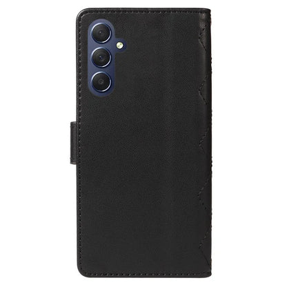 For Samsung Galaxy A05s 4G Case Wallet Rhombus Leather Phone Cover with Shoulder Strap, Wrist Strap