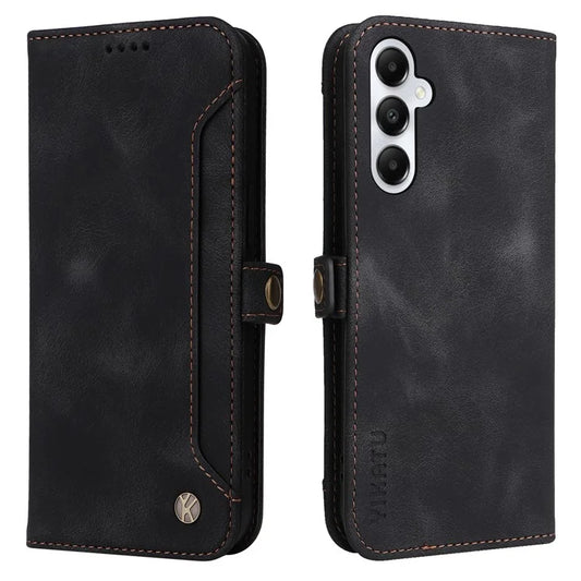 YIKATU YK-002 For Samsung Galaxy A05s 4G Case Wallet PU Leather Phone Cover with Outer Card Slot