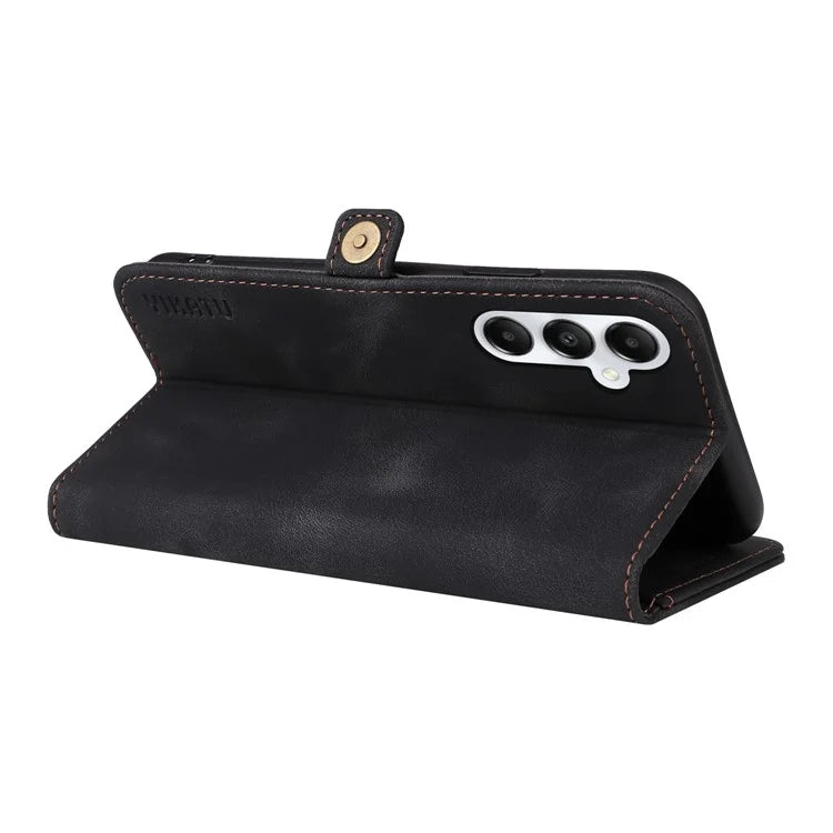 YIKATU YK-002 For Samsung Galaxy A05s 4G Case Wallet PU Leather Phone Cover with Outer Card Slot