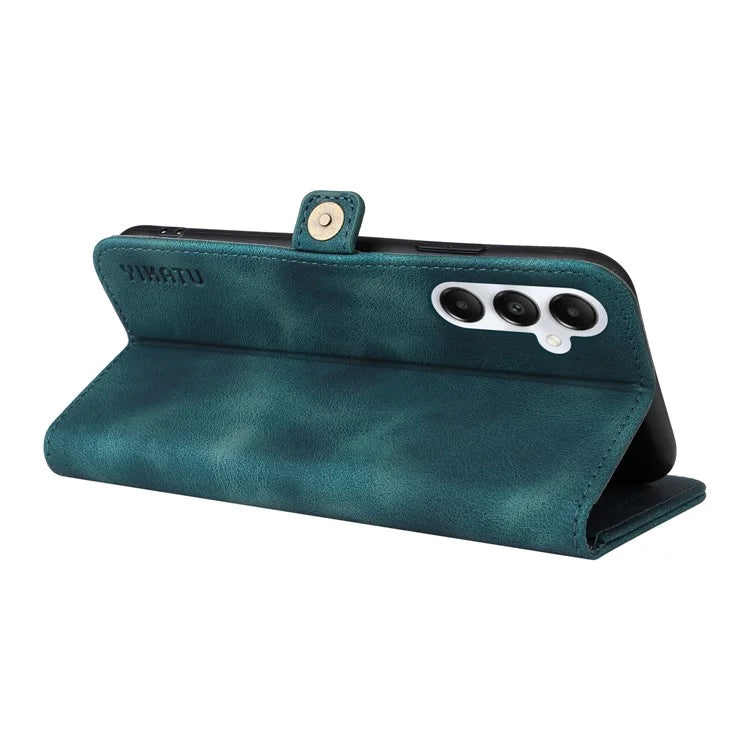 YIKATU YK-002 For Samsung Galaxy A05s 4G Case Wallet PU Leather Phone Cover with Outer Card Slot