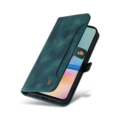 YIKATU YK-002 For Samsung Galaxy A05s 4G Case Wallet PU Leather Phone Cover with Outer Card Slot