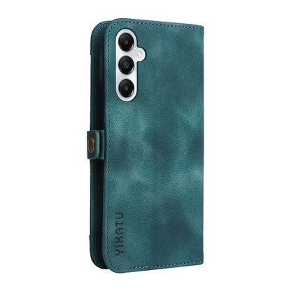 YIKATU YK-002 For Samsung Galaxy A05s 4G Case Wallet PU Leather Phone Cover with Outer Card Slot