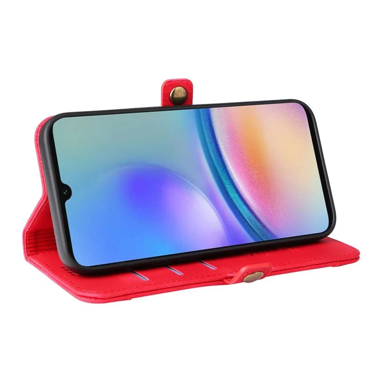 YIKATU YK-002 For Samsung Galaxy A05s 4G Case Wallet PU Leather Phone Cover with Outer Card Slot