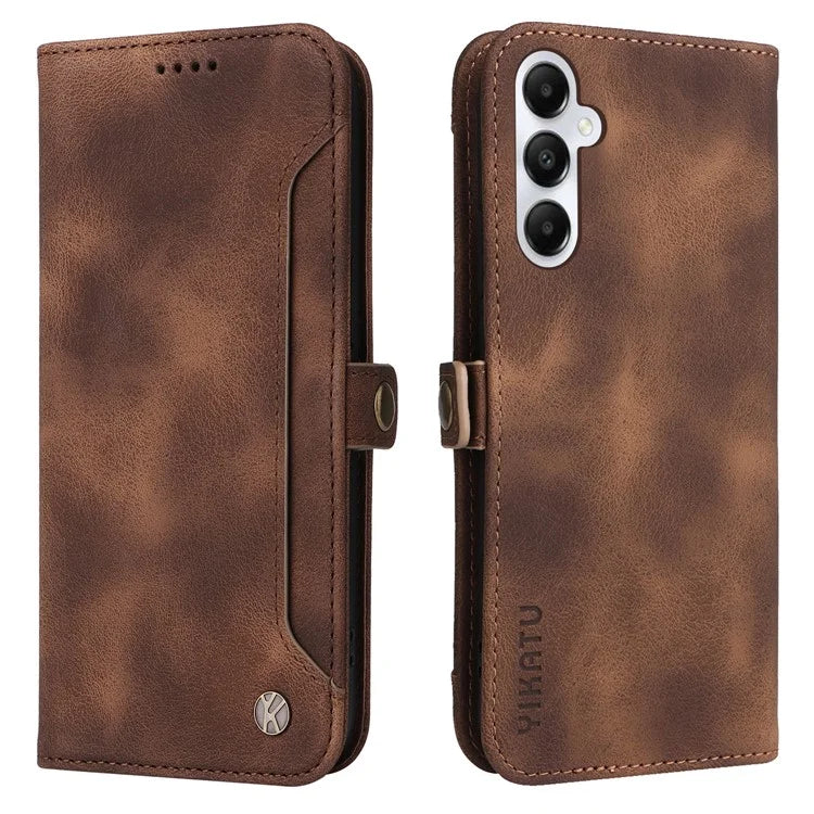 YIKATU YK-002 For Samsung Galaxy A05s 4G Case Wallet PU Leather Phone Cover with Outer Card Slot