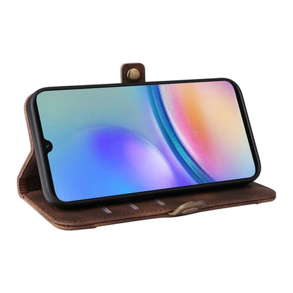 YIKATU YK-002 For Samsung Galaxy A05s 4G Case Wallet PU Leather Phone Cover with Outer Card Slot