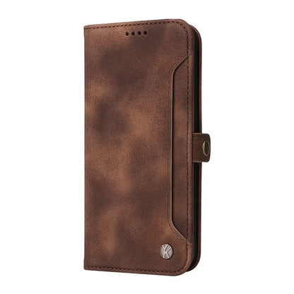 YIKATU YK-002 For Samsung Galaxy A05s 4G Case Wallet PU Leather Phone Cover with Outer Card Slot