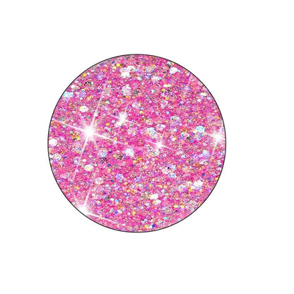 For iPhone 16 Pro Case TPU Drop Protection Epoxy Glittery Sequins Phone Cover