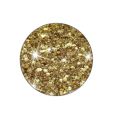 For iPhone 16 Pro Case TPU Drop Protection Epoxy Glittery Sequins Phone Cover