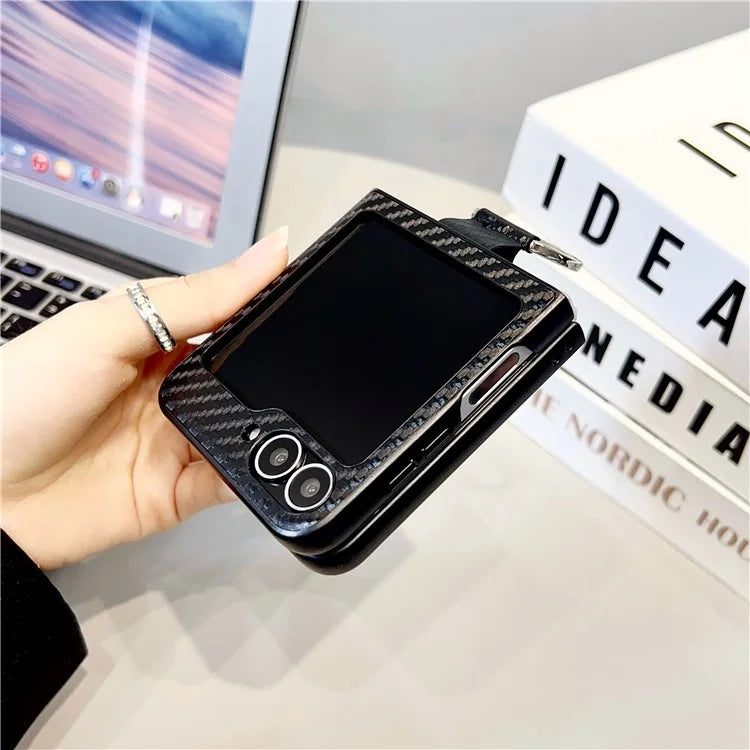 For Samsung Galaxy Z Flip6 5G Case Ring Holder Hard PC Protective Phone Cover