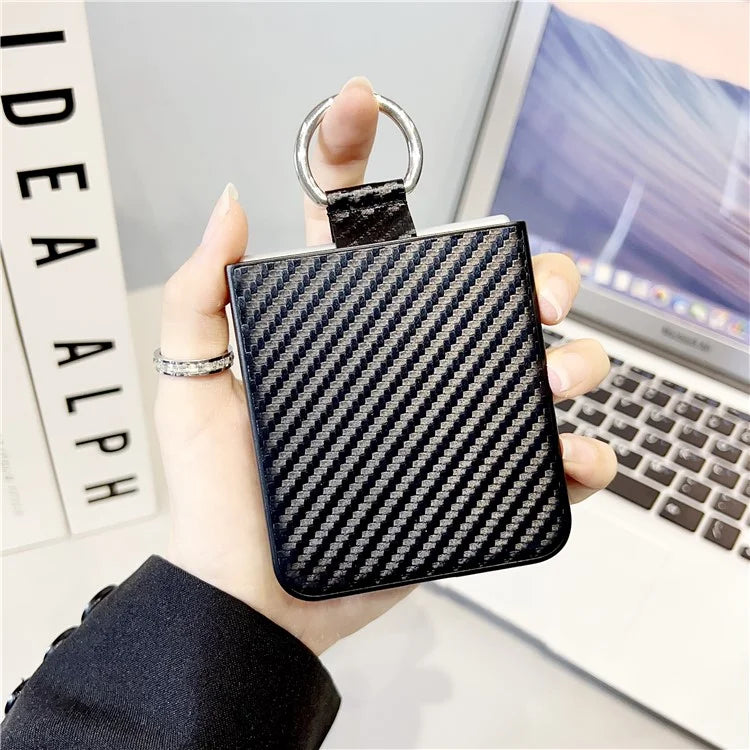 For Samsung Galaxy Z Flip6 5G Case Ring Holder Hard PC Protective Phone Cover