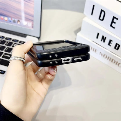 For Samsung Galaxy Z Flip6 5G Case Ring Holder Hard PC Protective Phone Cover