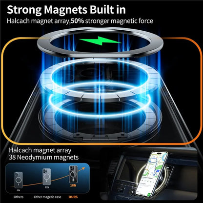 For iPhone 16 Pro Case Magnetic Rotatable Kickstand Hard PC Phone Cover