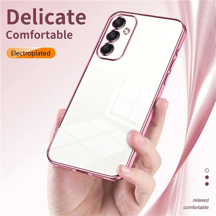 For Samsung Galaxy A16 5G Case Electroplating Frame Soft TPU Phone Cover