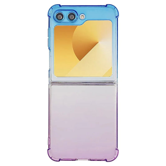 For Samsung Galaxy Z Flip6 5G Case Gradient Color Anti-Scratch TPU Phone Cover