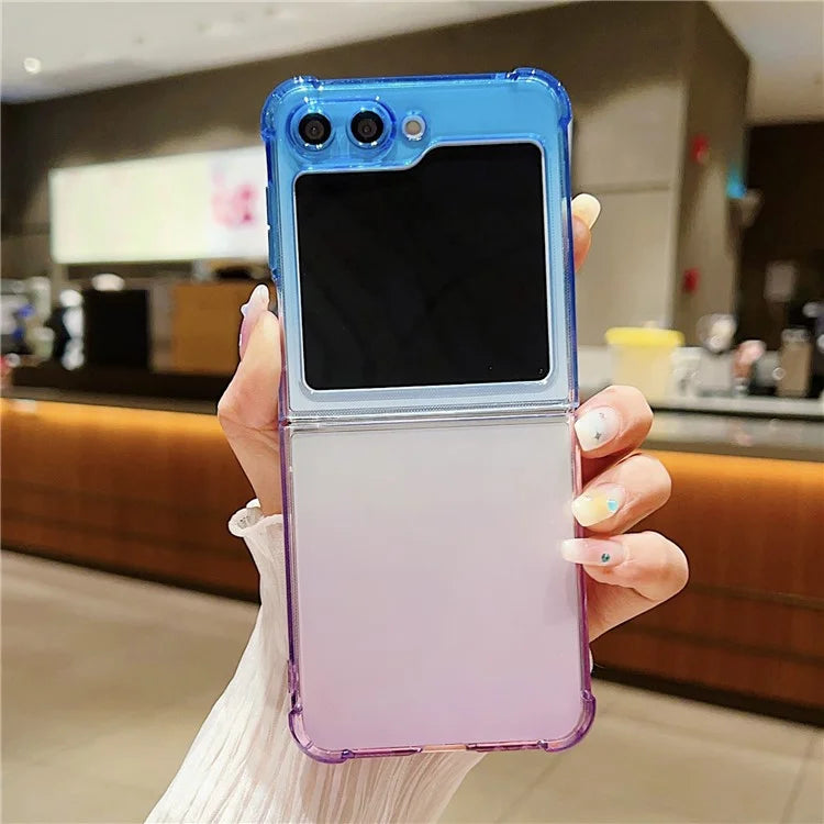 For Samsung Galaxy Z Flip6 5G Case Gradient Color Anti-Scratch TPU Phone Cover