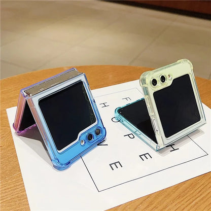 For Samsung Galaxy Z Flip6 5G Case Gradient Color Anti-Scratch TPU Phone Cover