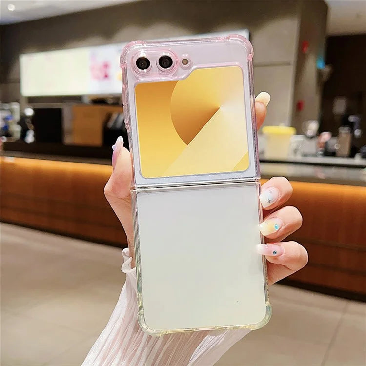 For Samsung Galaxy Z Flip6 5G Case Gradient Color Anti-Scratch TPU Phone Cover