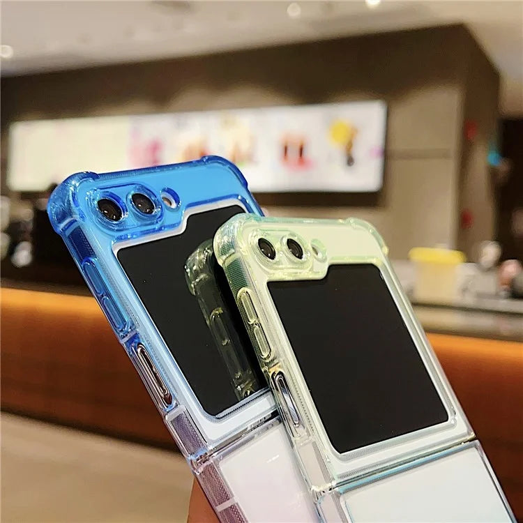 For Samsung Galaxy Z Flip6 5G Case Gradient Color Anti-Scratch TPU Phone Cover