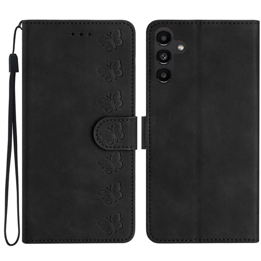 For Samsung Galaxy A16 5G Case Imprinted Butterfly Leather Wallet Phone Cover