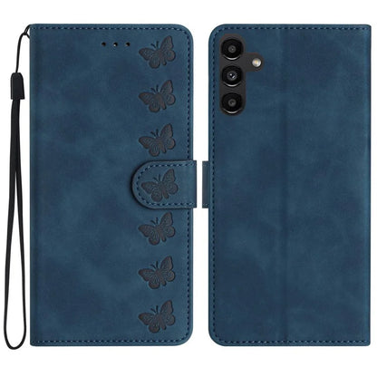 For Samsung Galaxy A16 5G Case Imprinted Butterfly Leather Wallet Phone Cover