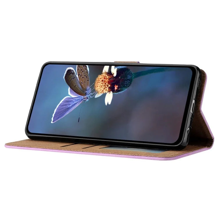 For Samsung Galaxy A16 5G Case Imprinted Butterfly Leather Wallet Phone Cover