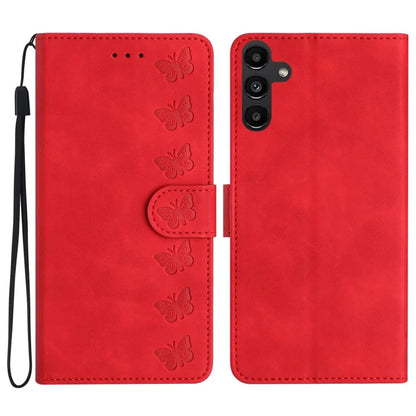 For Samsung Galaxy A16 5G Case Imprinted Butterfly Leather Wallet Phone Cover