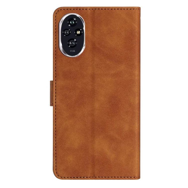 For Honor 200 5G Case Imprinted Butterfly Leather Wallet Phone Cover