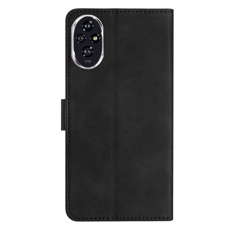 For Honor 200 5G Case Imprinted Butterfly Leather Wallet Phone Cover