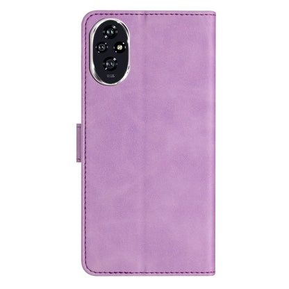 For Honor 200 5G Case Imprinted Butterfly Leather Wallet Phone Cover