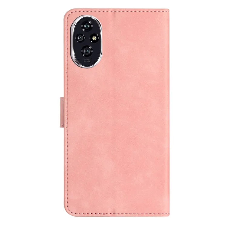 For Honor 200 5G Case Imprinted Butterfly Leather Wallet Phone Cover