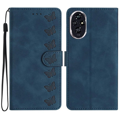 For Honor 200 5G Case Imprinted Butterfly Leather Wallet Phone Cover