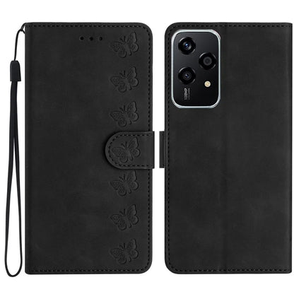 For Honor 200 Lite Case Imprinted Butterfly Leather Wallet Phone Cover