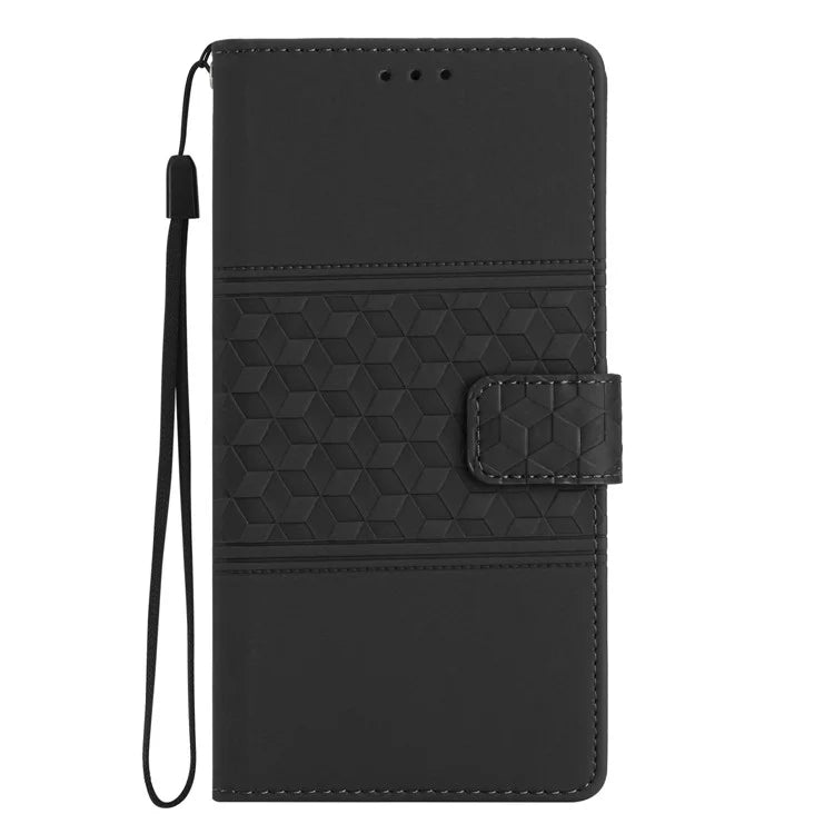 For Samsung Galaxy A16 5G Case Rhombus Leather Horizontal Flip Phone Cover