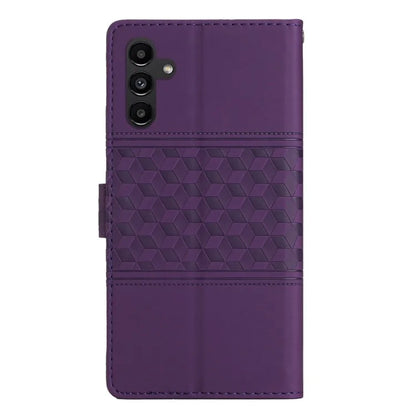For Samsung Galaxy A16 5G Case Rhombus Leather Horizontal Flip Phone Cover