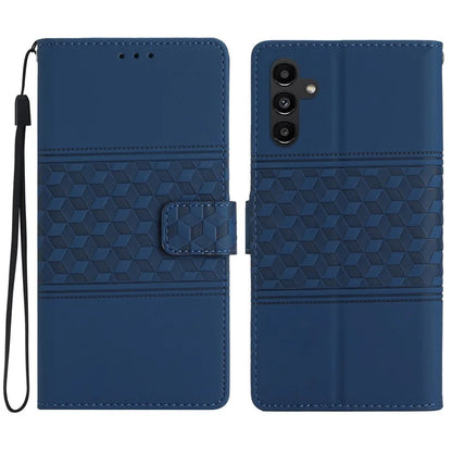 For Samsung Galaxy A16 5G Case Rhombus Leather Horizontal Flip Phone Cover