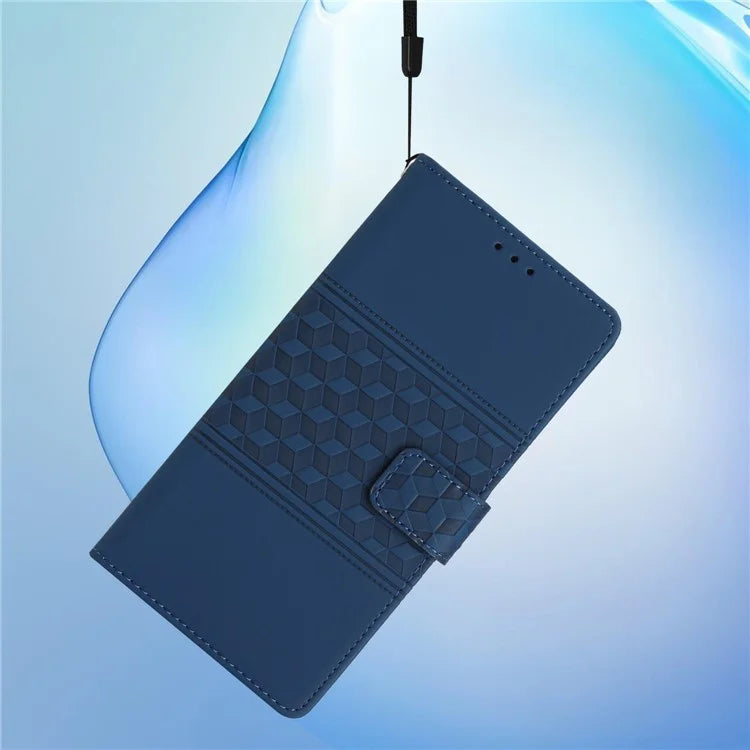 For Samsung Galaxy A16 5G Case Rhombus Leather Horizontal Flip Phone Cover