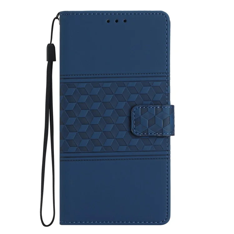 For Samsung Galaxy A16 5G Case Rhombus Leather Horizontal Flip Phone Cover