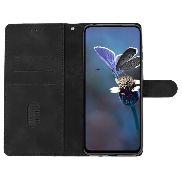 For Samsung Galaxy A16 5G Case Butterfly Flower Pattern Skin-Touch Leather Phone Cover