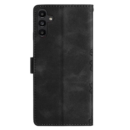For Samsung Galaxy A16 5G Case Butterfly Flower Pattern Skin-Touch Leather Phone Cover