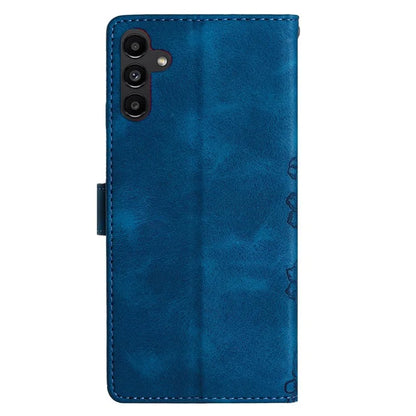 For Samsung Galaxy A16 5G Case Butterfly Flower Pattern Skin-Touch Leather Phone Cover
