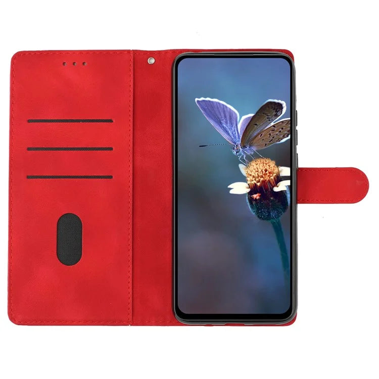 For Samsung Galaxy A16 5G Case Butterfly Flower Pattern Skin-Touch Leather Phone Cover