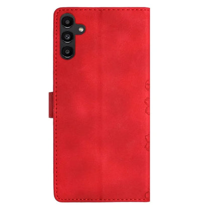 For Samsung Galaxy A16 5G Case Butterfly Flower Pattern Skin-Touch Leather Phone Cover