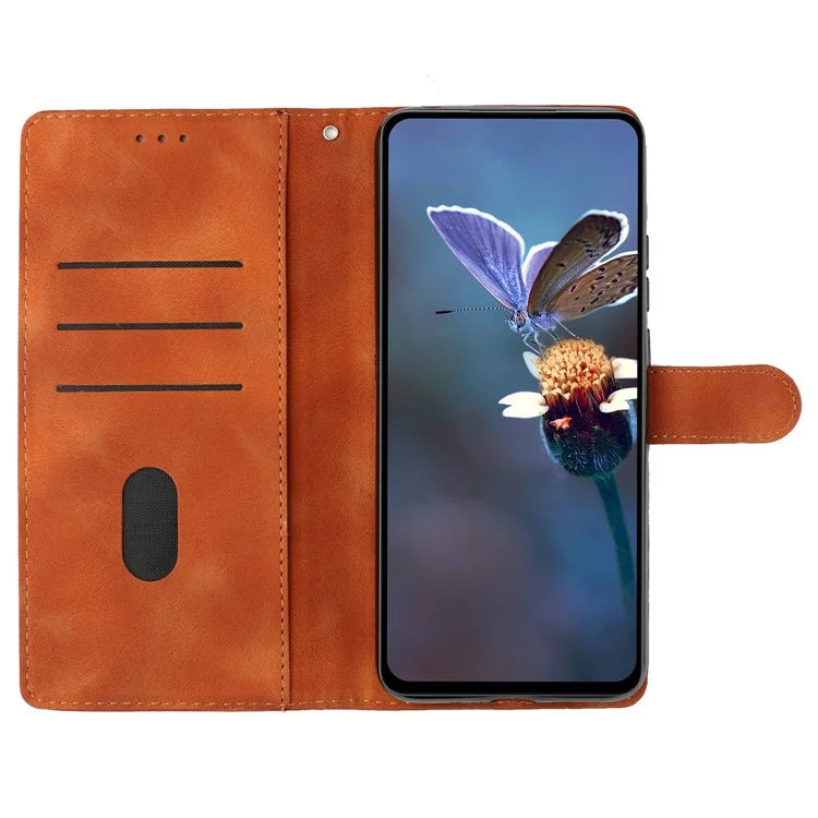 For Samsung Galaxy A16 5G Case Butterfly Flower Pattern Skin-Touch Leather Phone Cover