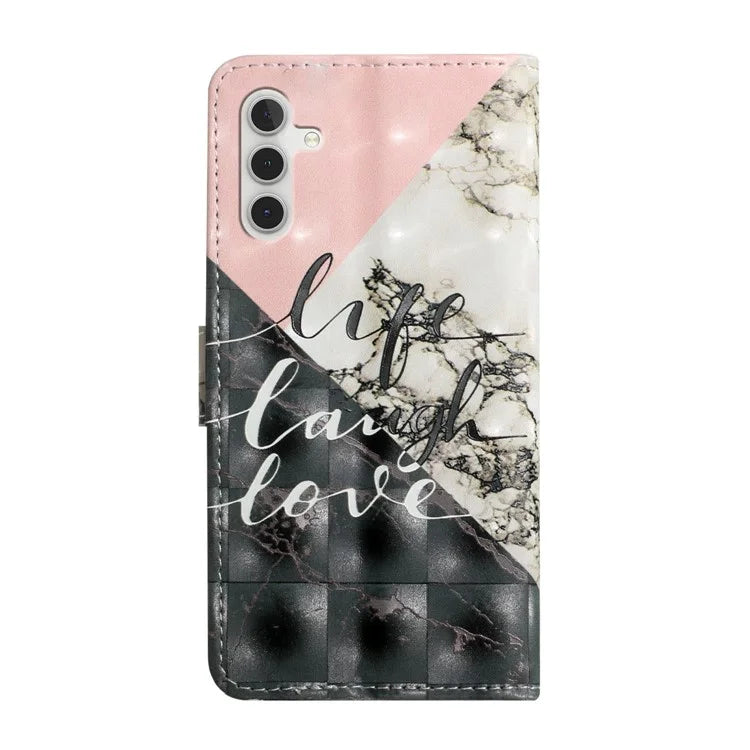 For Samsung Galaxy A16 5G Case 3D Creative Pattern PU Leather Stand Phone Cover