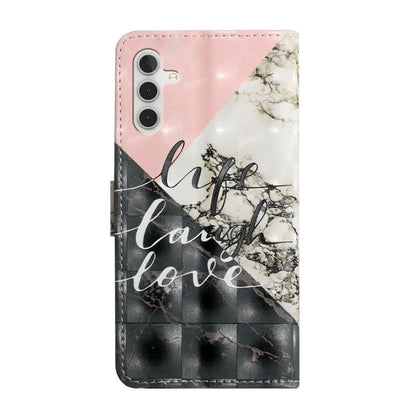 For Samsung Galaxy A16 5G Case 3D Creative Pattern PU Leather Stand Phone Cover