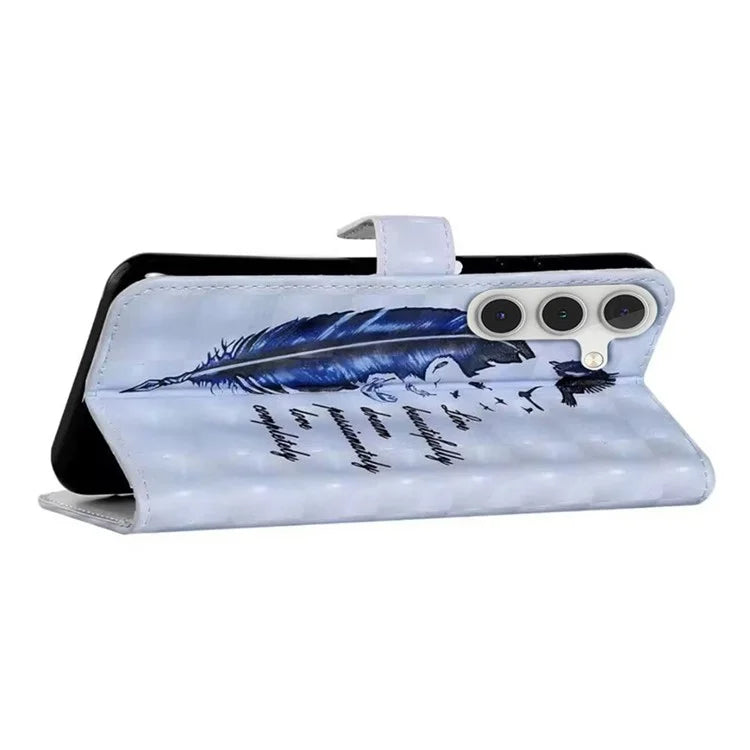 For Samsung Galaxy A16 5G Case 3D Creative Pattern PU Leather Stand Phone Cover