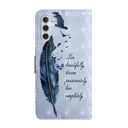 For Samsung Galaxy A16 5G Case 3D Creative Pattern PU Leather Stand Phone Cover