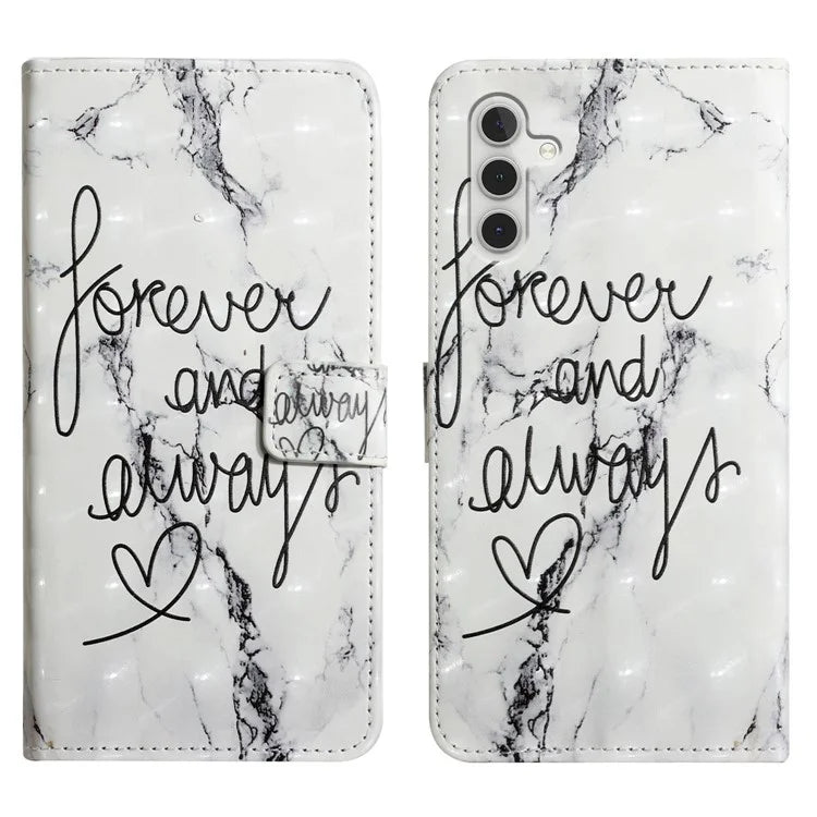 For Samsung Galaxy A16 5G Case 3D Creative Pattern PU Leather Stand Phone Cover